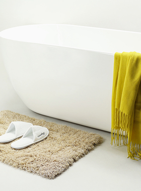 浴缸围巾搭毯卫生间摆件搭毯摆件