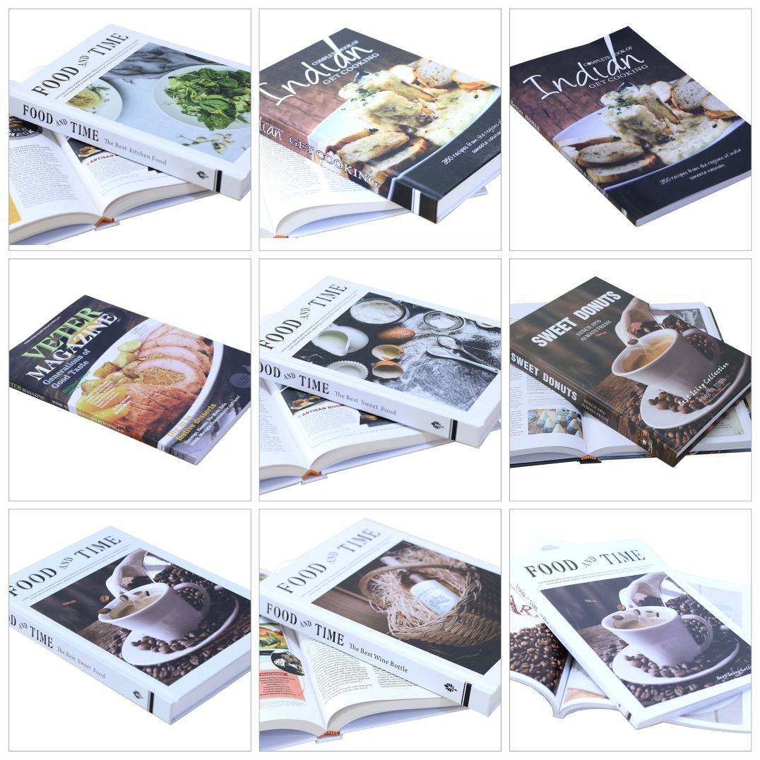 杂志摆件外文英文美食仿真书可翻页拍照道具样板间厨房餐厅装饰书