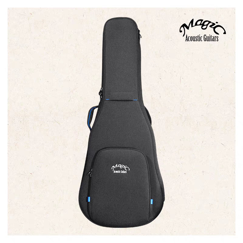 麦杰克 magic 泡沫皮箱 木质琴箱 民谣吉他包 40寸 41寸A桶D桶