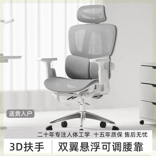 人体工学椅家用电脑椅久坐不累游戏竞技可升降懒人电竞椅办公椅子 - 封面