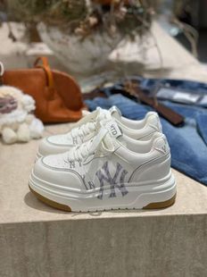 可千凡厚底板鞋女单鞋2026春新款韩版百搭增高休闲鞋系带小白鞋潮