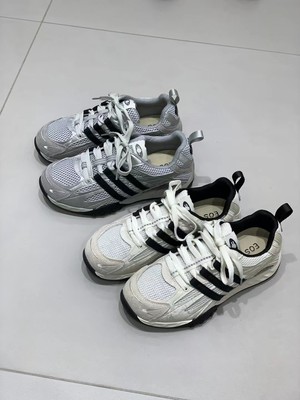 EOS老爹鞋女2026春季新款韩版百搭厚底增高休闲鞋系带运动阿甘鞋