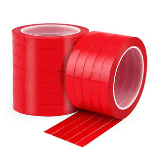 弹药堆积批次带红色警示胶带玛拉胶带(100卷起定)少拍不发货