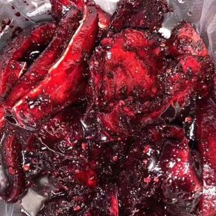 云南普洱特产麻辣血肉传统景谷腌红肉重口味腌制少数民族腌猪肉