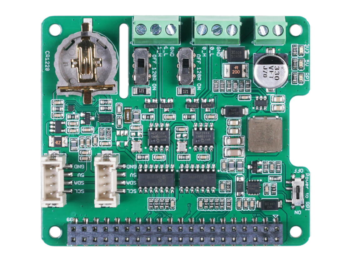 RaspberryPi4树莓派CAN BUS FD 2518扩展板汽车总线扩展板双通道