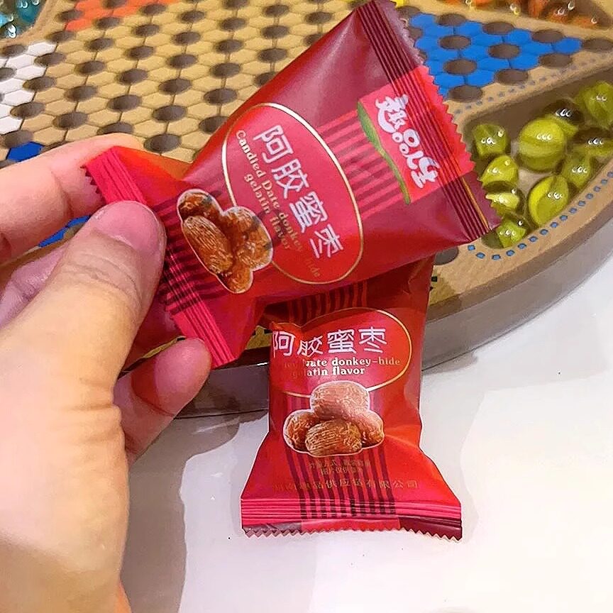 【新货】趣品人生阿胶蜜枣独立小包装气血补无核蜜枣休闲零食