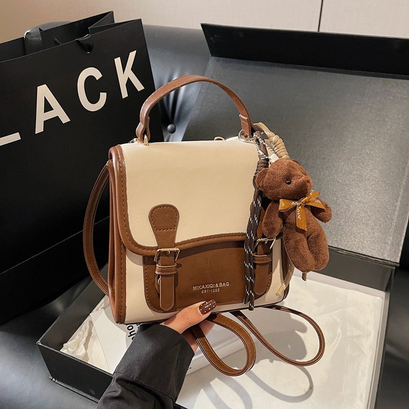 包包女2026新款单肩斜挎小方包网红韩版英伦风双肩包迷你百搭女包