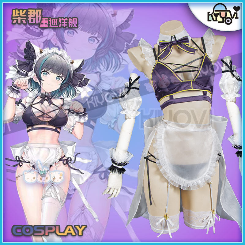 KIYOVI碧蓝航线柴郡猫睡衣COS服