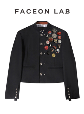 【范丞丞同款】今日青年FACEONLAB 原创羊毛短款初代制服外套西服