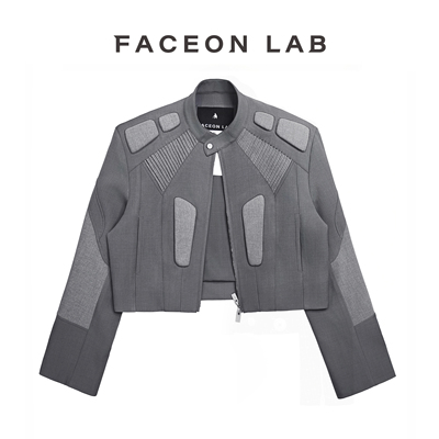FACEON设计师明星同款机车夹克