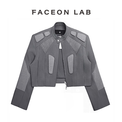 FACEON设计师明星同款机车夹克