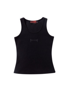 今日青年FACEONLAB 硅胶LOGO螺纹背心 内搭打底