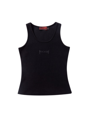 今日青年FACEONLAB 硅胶LOGO螺纹背心 内搭打底