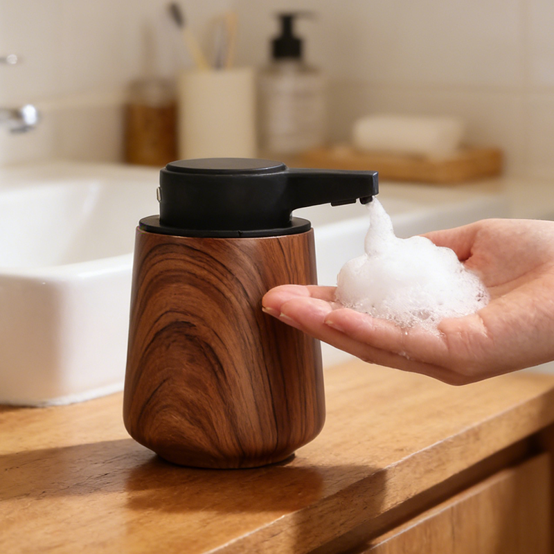 高端木纹自动感应起泡瓶智能电动起泡洗手液瓶家用洗护清洁泡沫机,个人护理/保健/按摩器材,洗护/清洁泡沫机/洗手机,淘宝优惠券,粉丝福利购,淘宝优惠卷