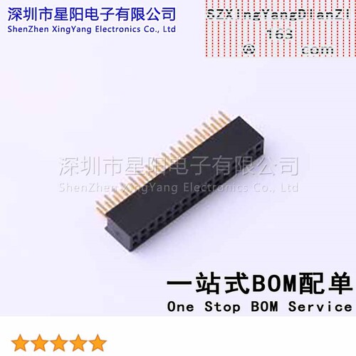 X1321FV-2x16-C43D24 1.27mm 2x16P排数 双排 总孔位数32间距1.27