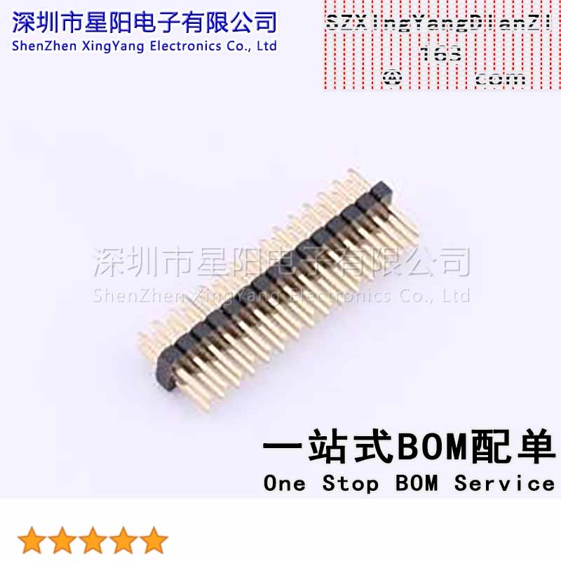 X1321WV-2x15J-C30D23 1.27mm 2x15P直插 方针 排数 双排 总PIN位