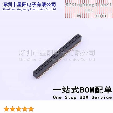 X1321FVS-2x30-C43D48 1.27mm 2x30P排数 双排 总孔位数60间距1.2