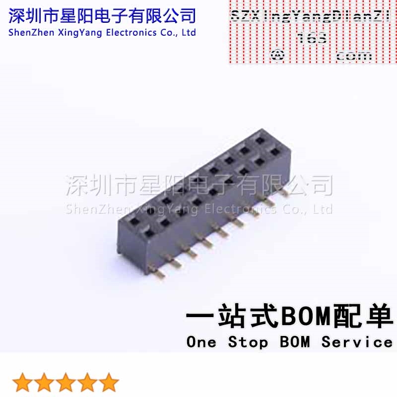 X4621FVS-2x09-C43D65 2mm 2x9P排数 双排 总孔位数18间距2mm插孔