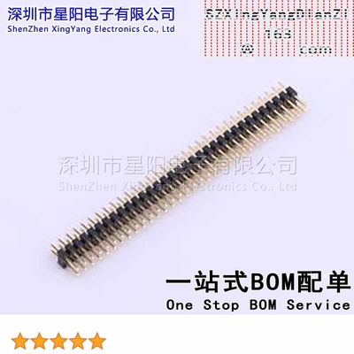 X4621WV-2x33I-C28D40 2mm 2x33P直插 方针 排数 双排 总PIN位数6