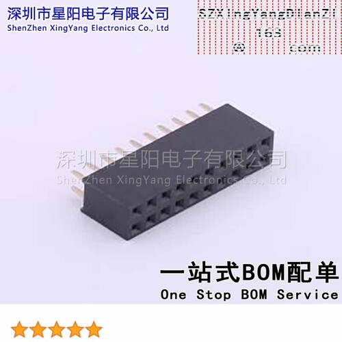 X6521FV-2x10-C85D32 2.54mm 2x10P Y型PC3.2 PBT 1u quot排数 双