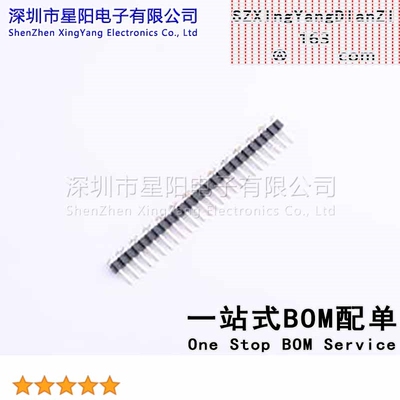 X4611WVS-26I-C40D44R2 2mm 1x26P立贴 方针 排数 单排 总PIN位数