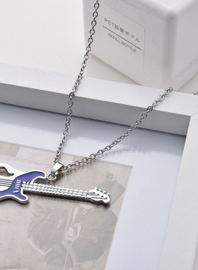 吉他挂件小饰品古筝钥匙扣乐器电吉他模型创意钥匙链迷你个性饰品