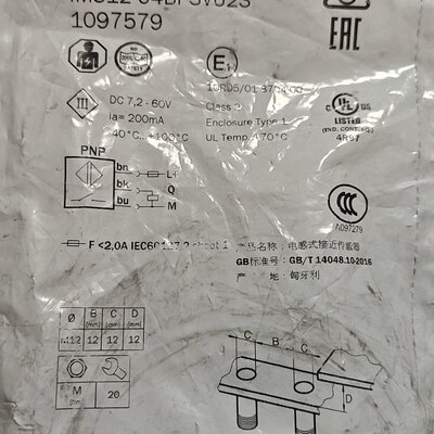 议价西克接近开关IMS12-04BPSVU2S订货号10975可维修
