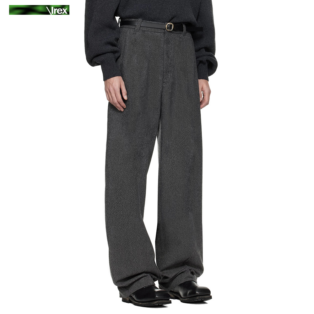 LEM风重磅600G羊毛混西裤