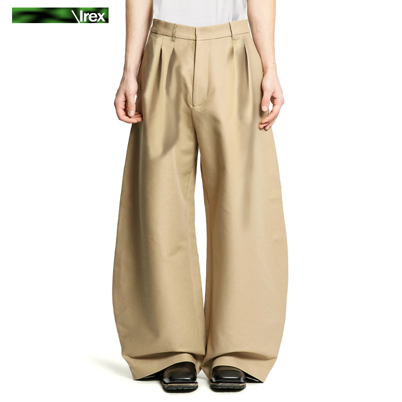 lemaire风廓形弯刀西裤男女