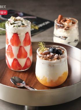 美国BOMSHBEE 可爱ins风 果冻酸奶杯 Angle Bell系列玻璃杯