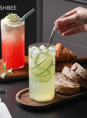 美国BOMSHBEE 北欧简约ins风Eddy系列超薄玻璃高杯矮杯杯組合