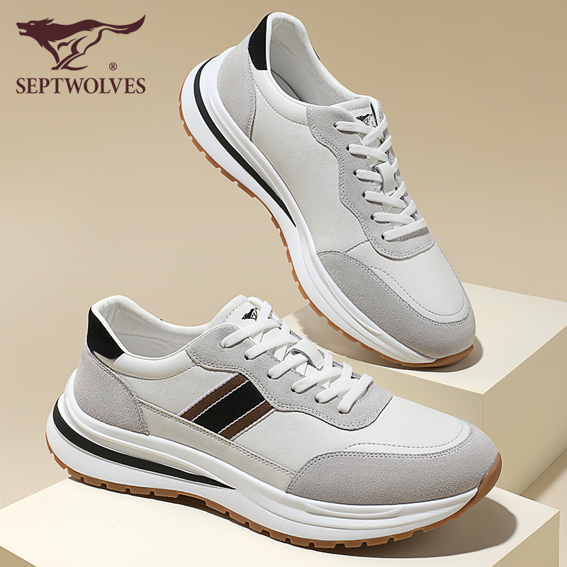 七匹狼秋季日常真皮男鞋