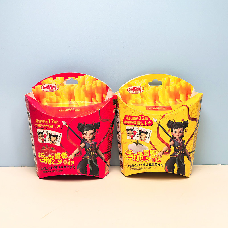 金稻谷 香脆薯条哪吒猫和老鼠动漫零食(随机赠送12款表情包卡片),零食/坚果/特产,膨化食品,淘宝优惠券,粉丝福利购,淘宝优惠卷