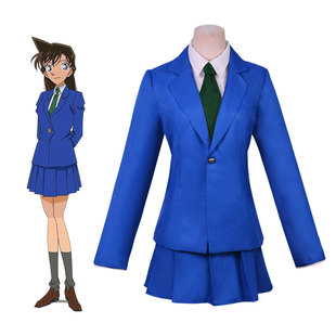 动漫名侦探柯南工藤新一cos服毛利兰小兰高中校制服cosplay演出服