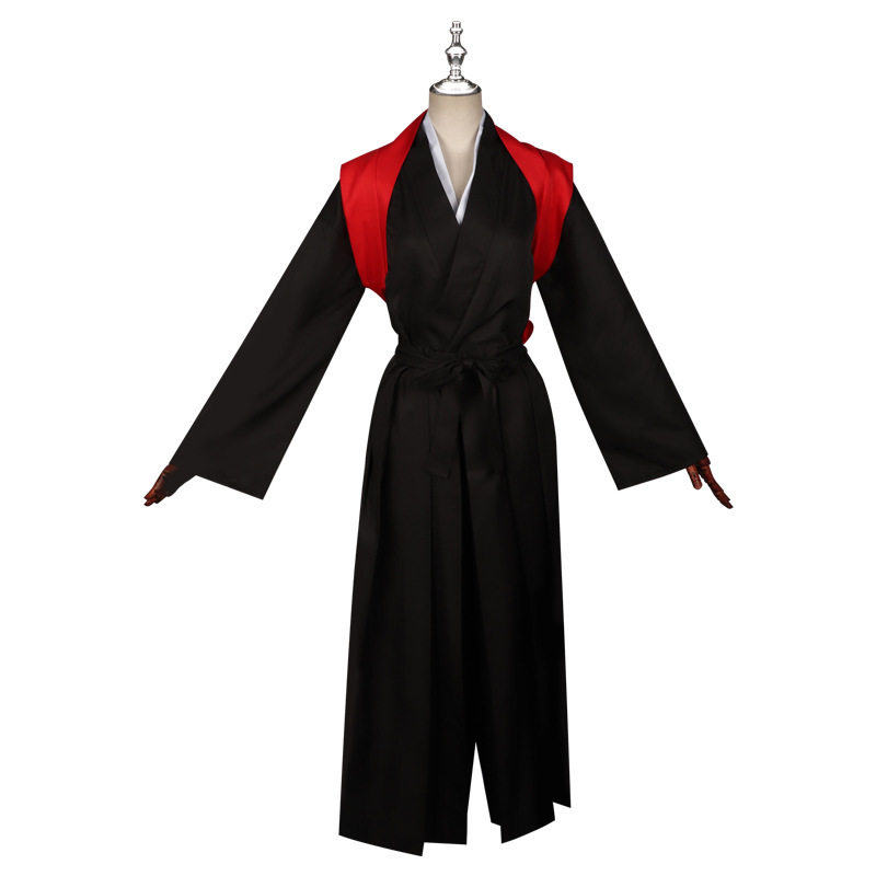 排球少年cos服黑色带绑带 影山飞胸 日向翔阳 剑道服应援武士服