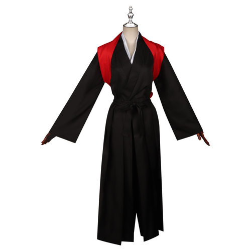 排球少年cos服黑色带绑带 影山飞胸 日向翔阳 剑道服应援武士服