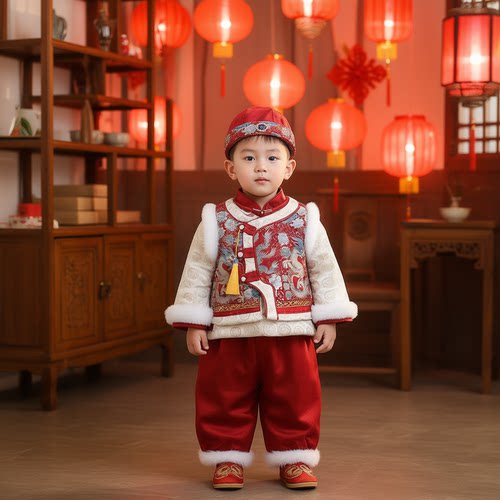 周岁男宝礼服儿童新中式唐装