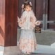加绒中国风唐装 古风儿童汉服女童冬季 女宝宝拜年服明制马面裙套装