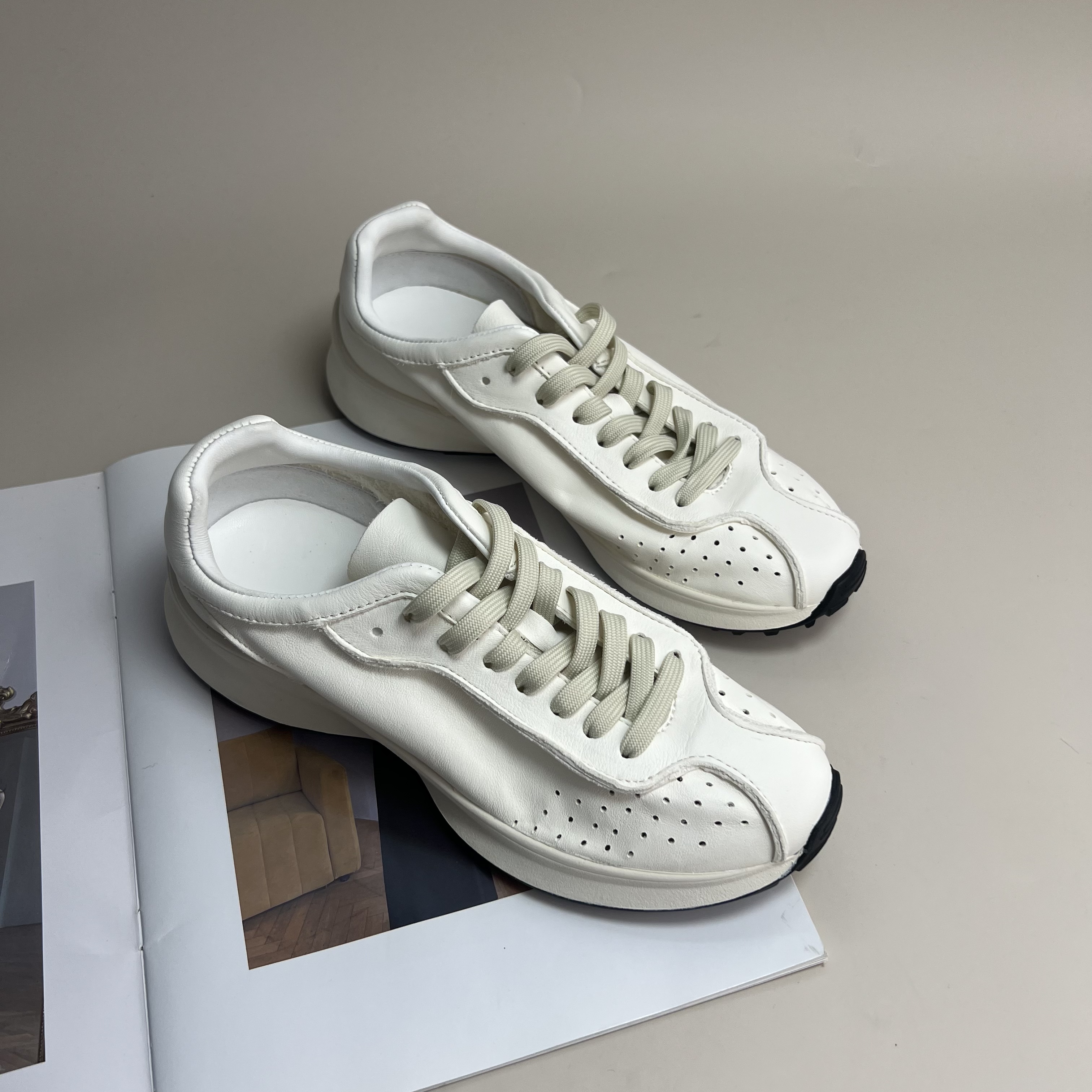 2025新款真皮复古德训鞋