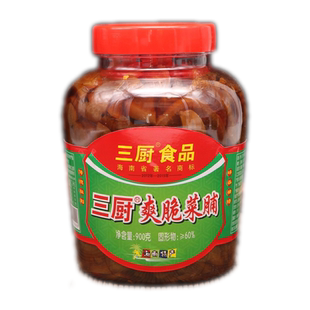 三厨爽脆菜脯900g酱腌菜酱油渍菜海南酱脆萝卜胚酱汁下饭开味泡菜