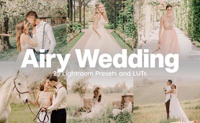 25款专业婚礼复古色调预设滤镜Wedding Lightroom Presets  LUTs