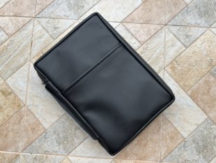 真皮 黑色拉链书皮 量身定制各种尺寸书皮书套  订制日式手帐皮套