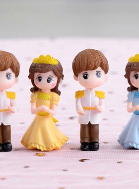 微景观盆栽装饰创意卡通小人手工蛋糕小王子公主小饰品摄影小摆件