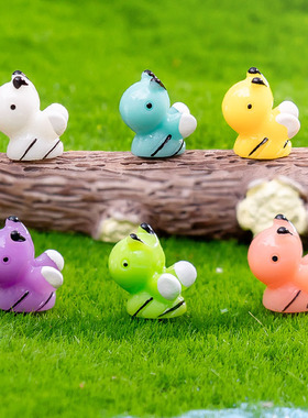 微景观动物摆件可爱树脂小蜜蜂创意手工多肉花盆装饰个性蛋糕摆设