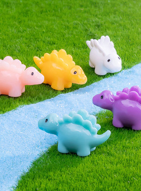 微景观可爱小动物摆件树脂恐龙创意拍摄手工桌面多肉花盆造景摆设