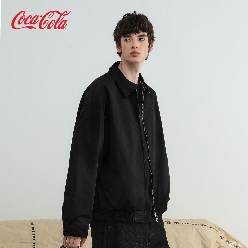 Coca－Cola双面穿刺绣夹克