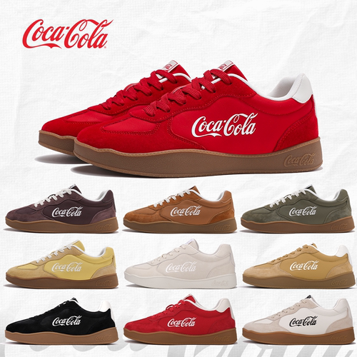 可口可乐秋冬复古德训鞋男女同款