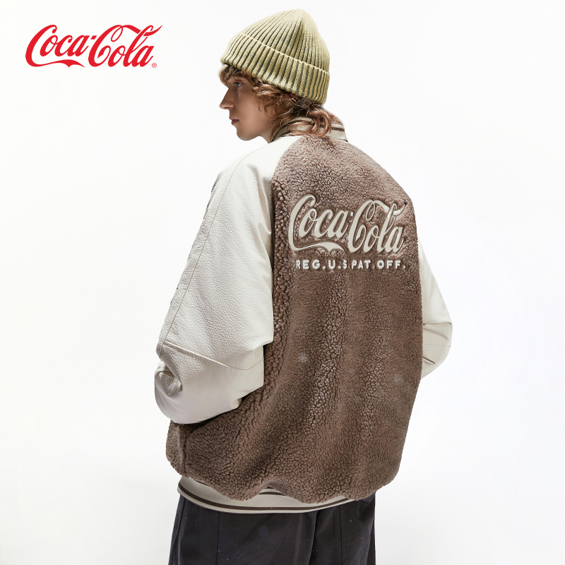 Coca-Cola可口可乐荔枝皮棉服