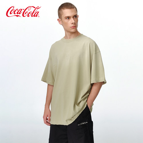 Coca-Cola/可口可乐重磅短袖T恤