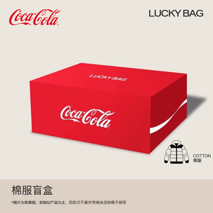 棉服盲盒棉袄秋冬款 Coca 男女同款 可口可乐 保暖棉衣外套 Cola